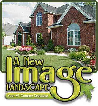 A new image landscape logo with a picture of a house