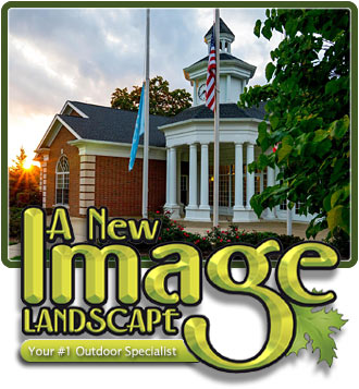A new image landscape logo with the old courthouse in the background.